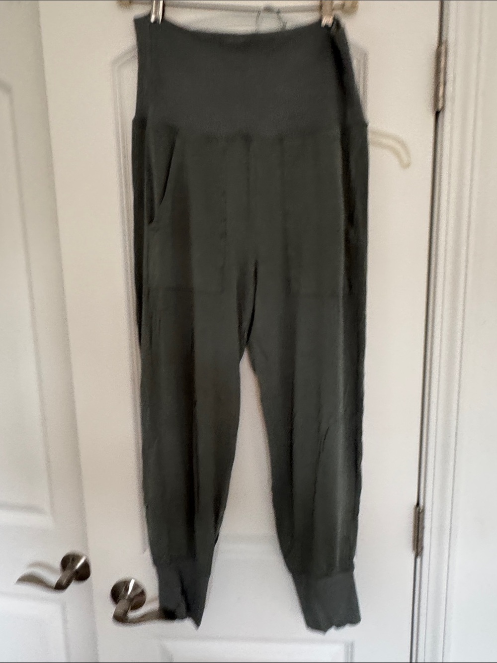 aerie Olive Green High-Rise Joggers